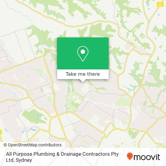 All Purpose Plumbing & Drainage Contractors Pty Ltd map