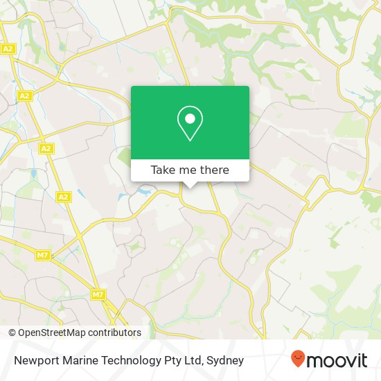 Mapa Newport Marine Technology Pty Ltd