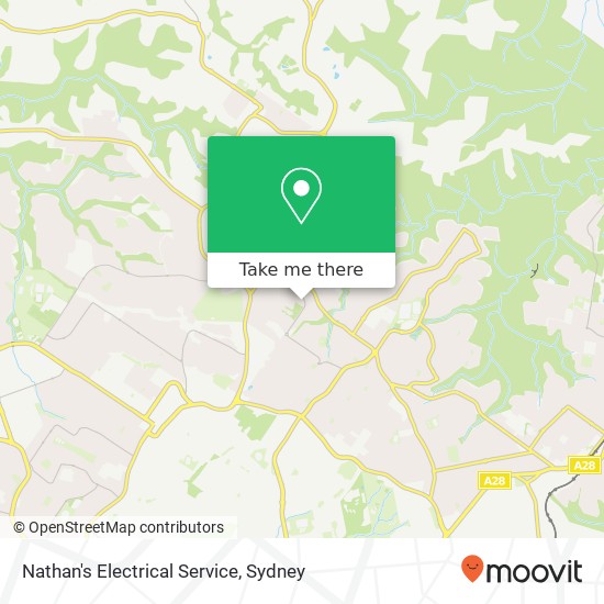 Nathan's Electrical Service map