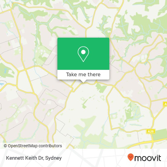 Mapa Kennett Keith Dr