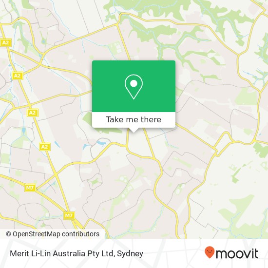 Merit Li-Lin Australia Pty Ltd map