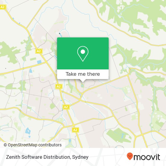 Zenith Software Distribution map