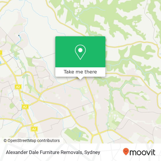 Alexander Dale Furniture Removals map