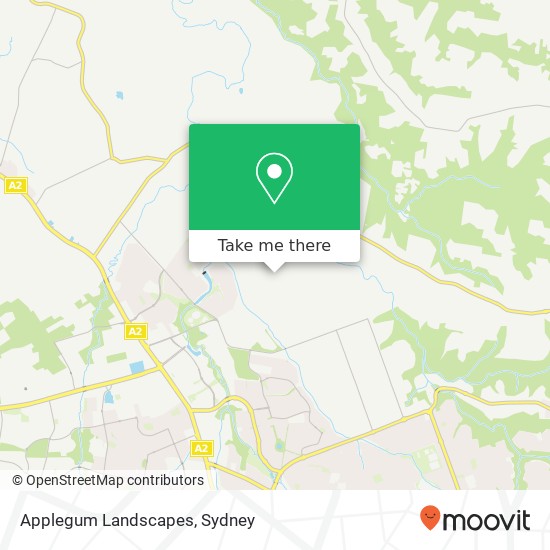 Applegum Landscapes map