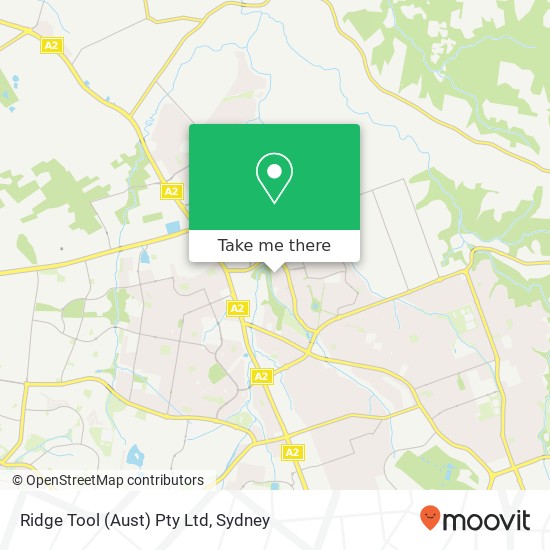 Ridge Tool (Aust) Pty Ltd map