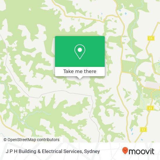 J P H Building & Electrical Services map