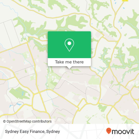 Sydney Easy Finance map