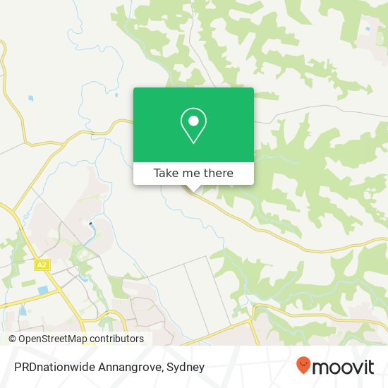 PRDnationwide Annangrove map