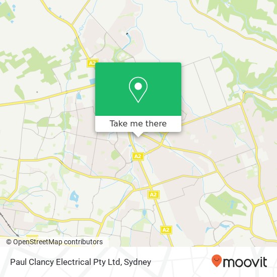 Mapa Paul Clancy Electrical Pty Ltd