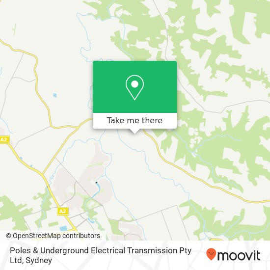 Poles & Underground Electrical Transmission Pty Ltd map