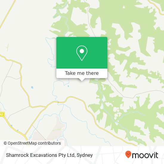 Shamrock Excavations Pty Ltd map