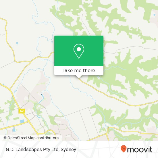 G.D. Landscapes Pty Ltd map