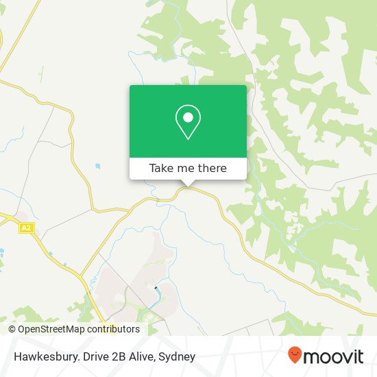 Hawkesbury. Drive 2B Alive map