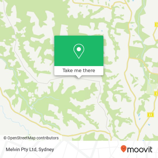 Melvin Pty Ltd map