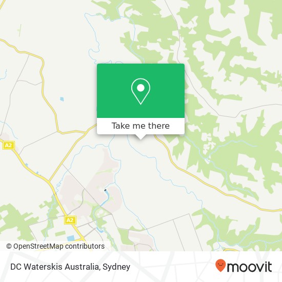 DC Waterskis Australia map