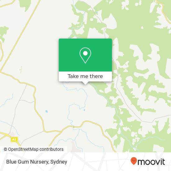 Blue Gum Nursery map