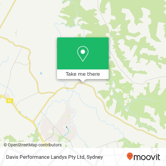 Davis Performance Landys Pty Ltd map