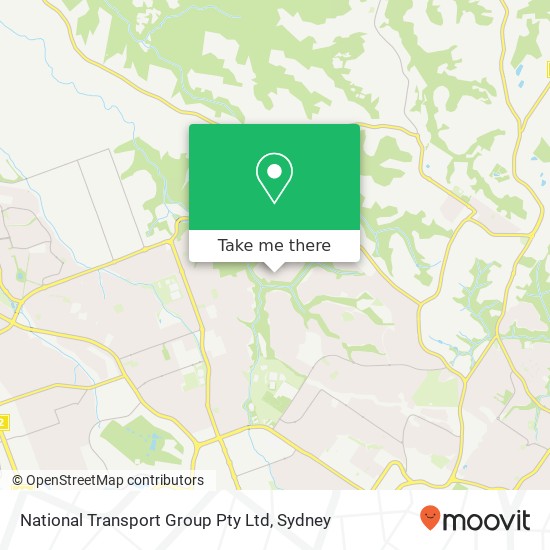 National Transport Group Pty Ltd map