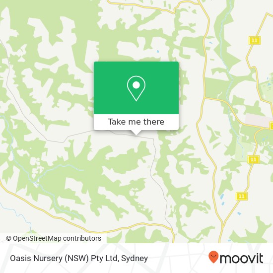 Mapa Oasis Nursery (NSW) Pty Ltd