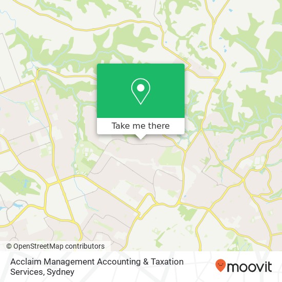 Acclaim Management Accounting & Taxation Services map