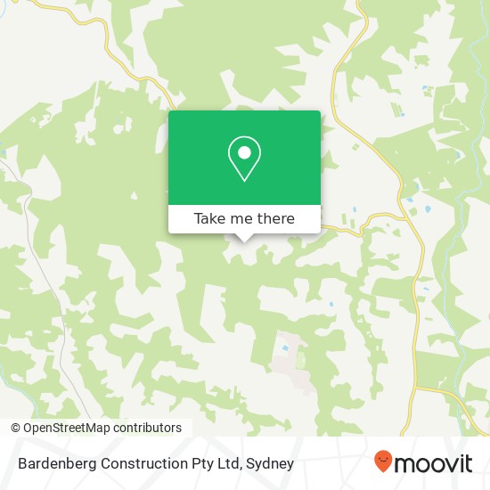 Bardenberg Construction Pty Ltd map