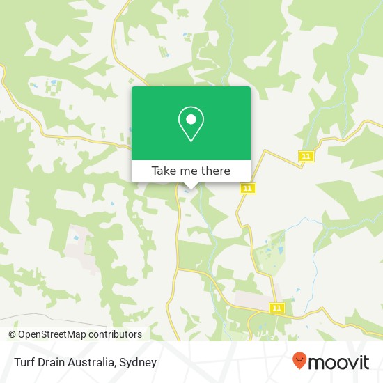 Turf Drain Australia map