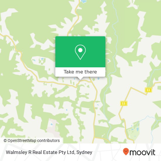 Walmsley R Real Estate Pty Ltd map