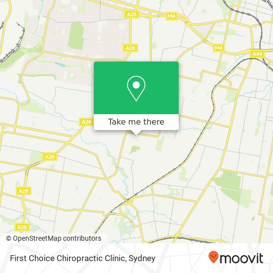 First Choice Chiropractic Clinic map