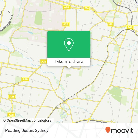 Peatling Justin map