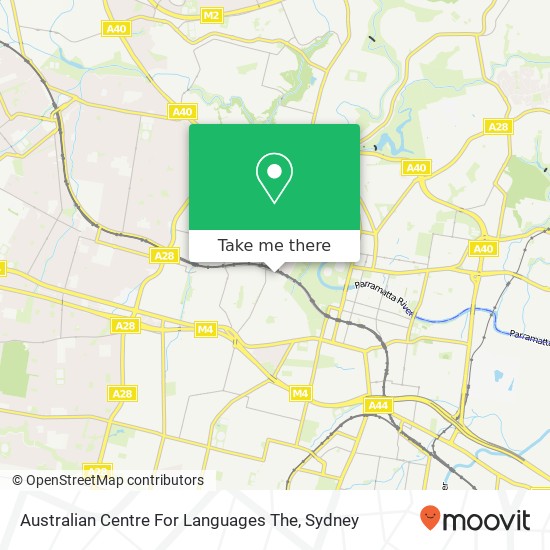 Australian Centre For Languages The map