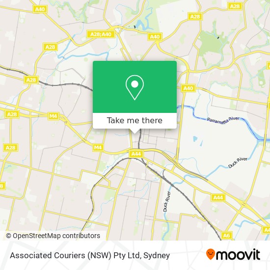 Associated Couriers (NSW) Pty Ltd map