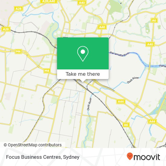 Mapa Focus Business Centres