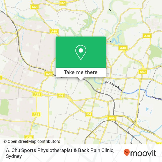 A. Chu Sports Physiotherapist & Back Pain Clinic map