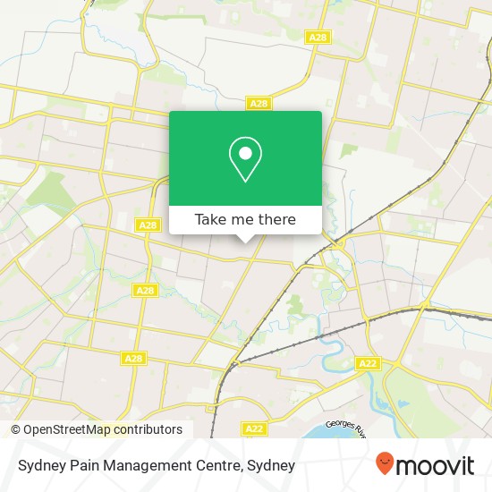 Sydney Pain Management Centre map