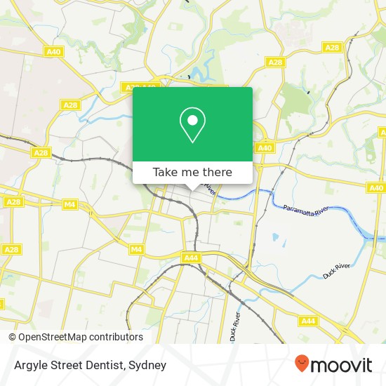 Argyle Street Dentist map
