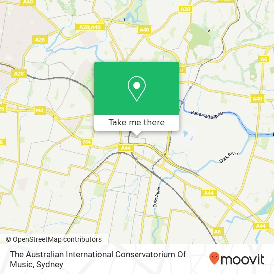 The Australian International Conservatorium Of Music map