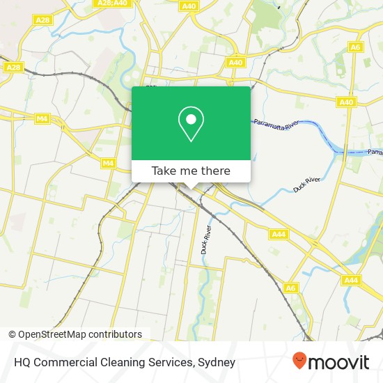 HQ Commercial Cleaning Services map