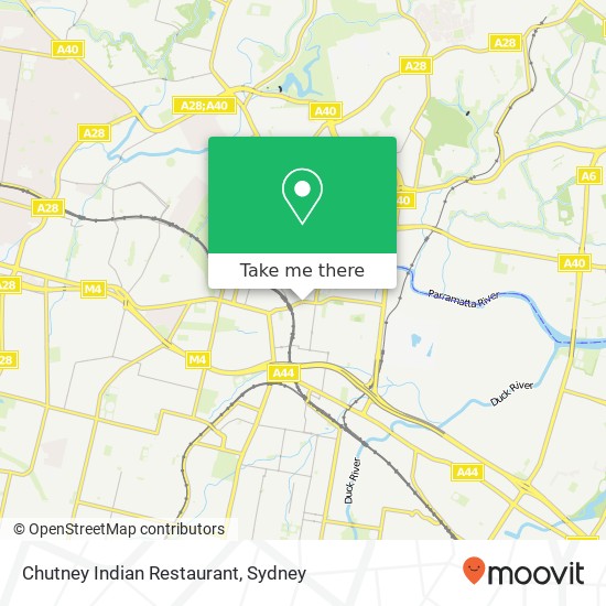 Chutney Indian Restaurant map