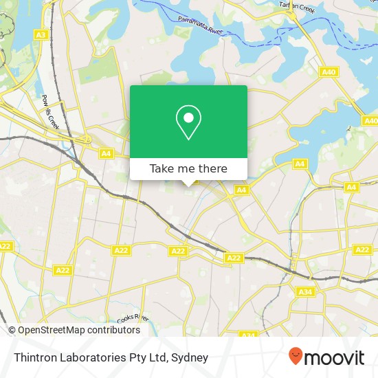 Mapa Thintron Laboratories Pty Ltd