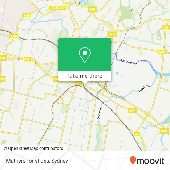 Mathers for shoes map