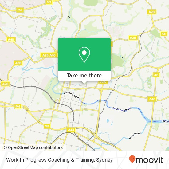 Work In Progress Coaching & Training map
