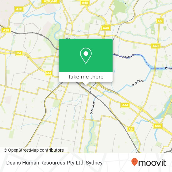 Deans Human Resources Pty Ltd map