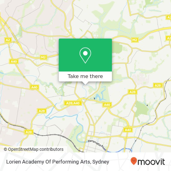 Lorien Academy Of Performing Arts map