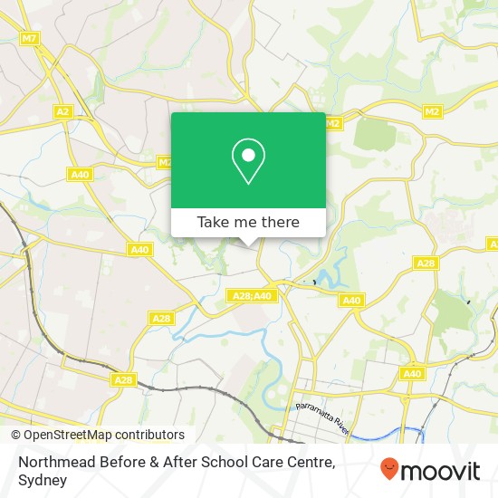 Northmead Before & After School Care Centre map