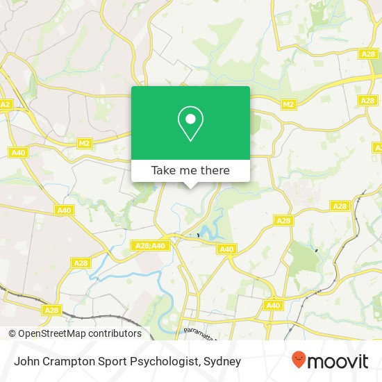 John Crampton Sport Psychologist map