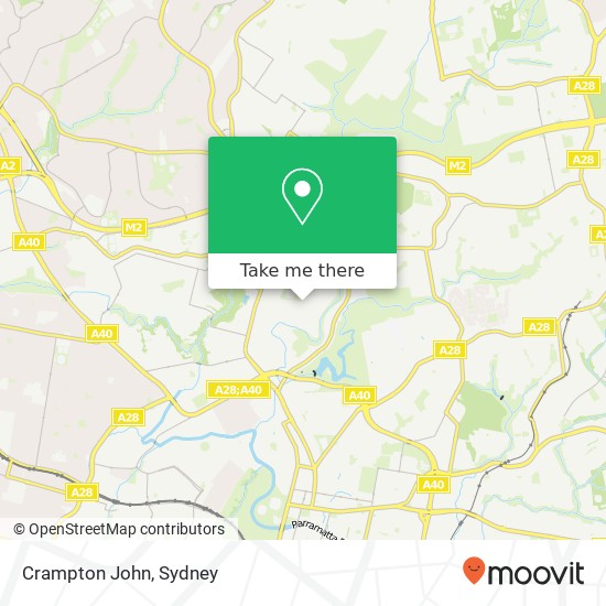Mapa Crampton John