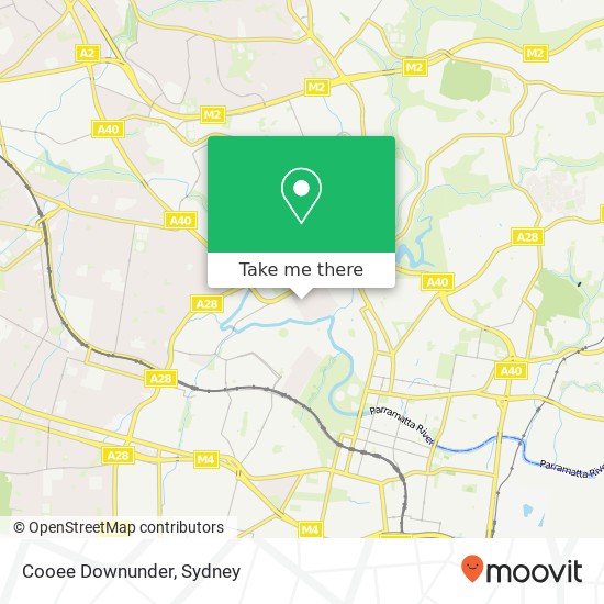 Cooee Downunder map