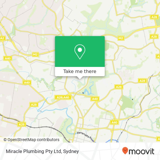 Miracle Plumbing Pty Ltd map