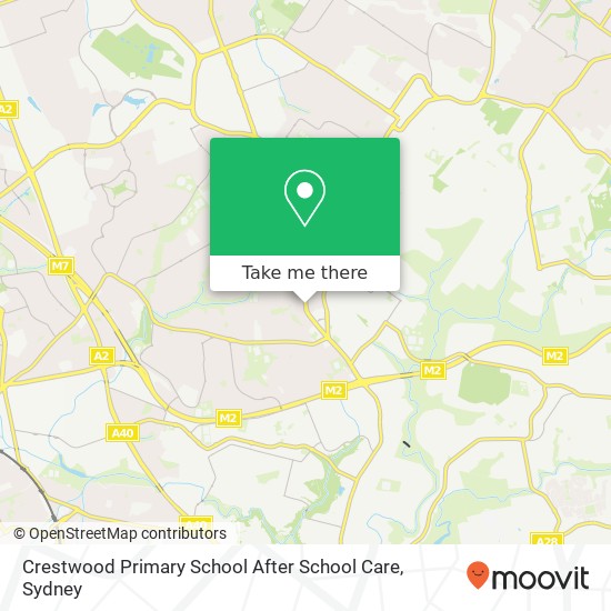 Crestwood Primary School After School Care map