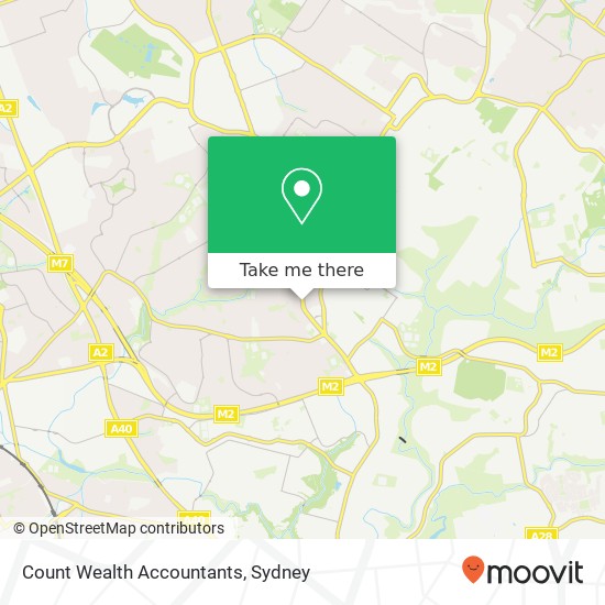 Count Wealth Accountants map